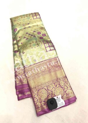 TATHASTU ART SILK TISSUE BROCADE SAREE