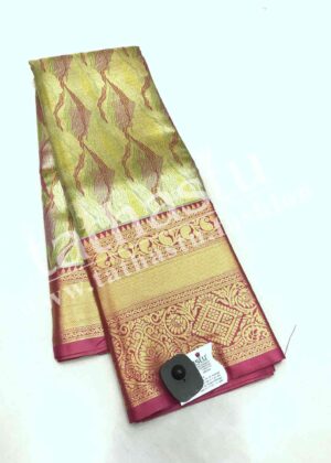 TATHASTU ART SILK TISSUE BROCADE SAREE