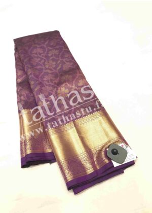 TATHASTU PURE SILK BROCADE SAREE