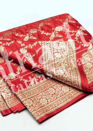 TATHASTU BANARASI SILK 9-YARDS SAREE