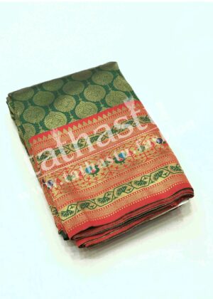 TATHASTU ART SILK TISSUE BROCADE SAREE