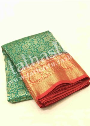 TATHASTU PURE SILK BROCADE SAREE