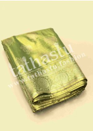 TATHASTU ART SILK TISSUE BROCADE SAREE