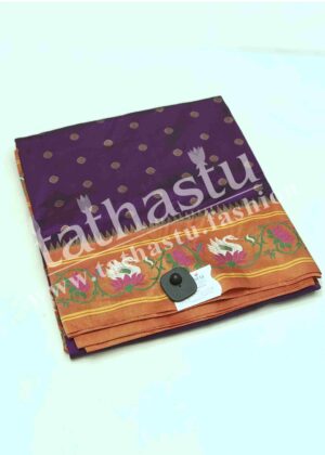 TATHASTU FANCY SWAN LOTUS BORDER PAITHANI