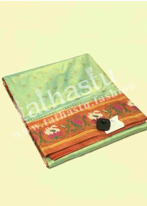 TATHASTU FANCY SWAN LOTUS BORDER PAITHANI