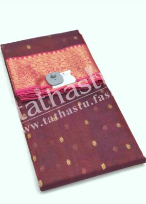 TATHASTU PURE SILK CHANDERI SAREE