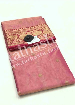 TATHASTU PURE SILK CHANDERI SAREE