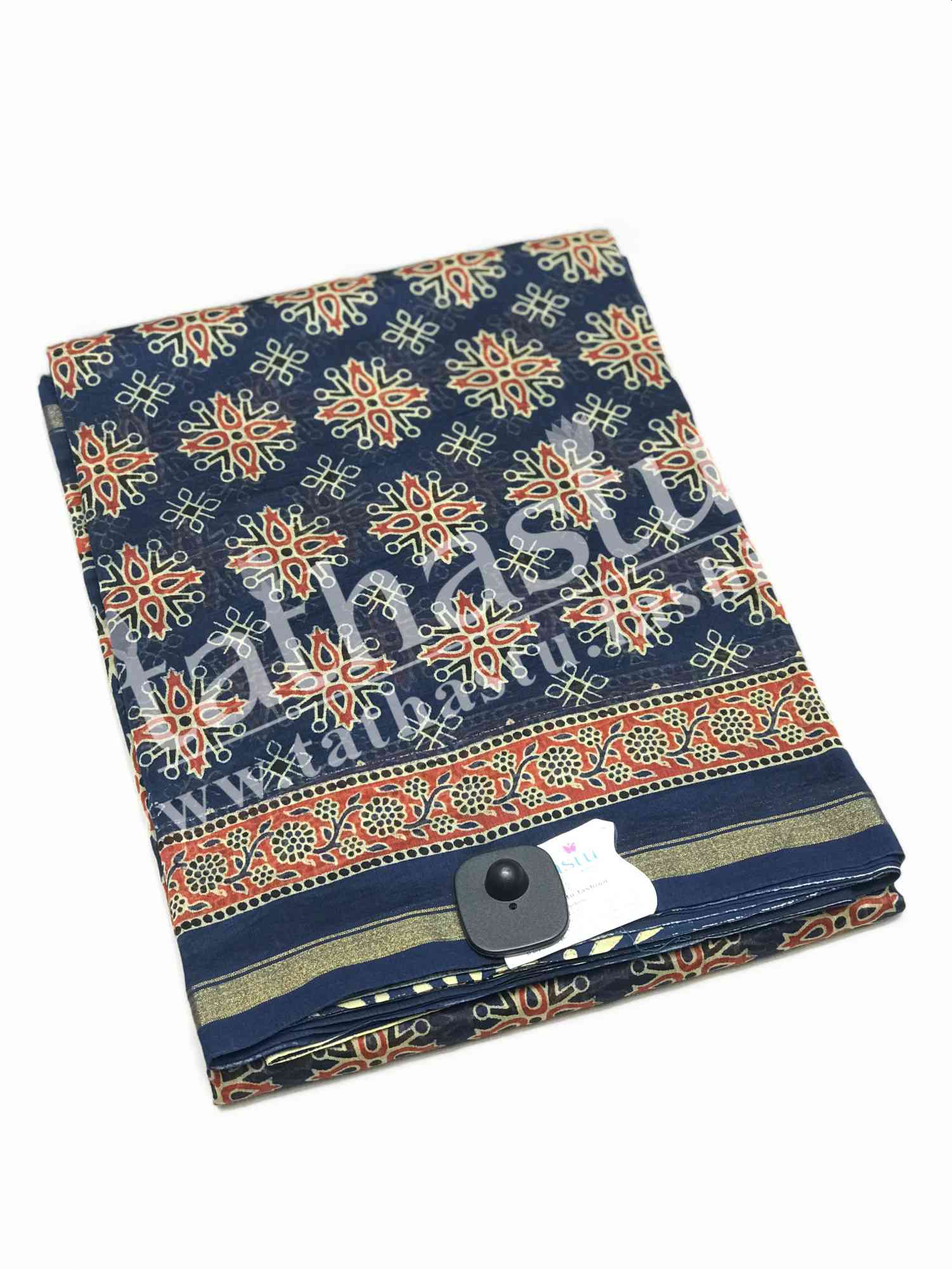 FANCY PRINTED COTTON SAREE