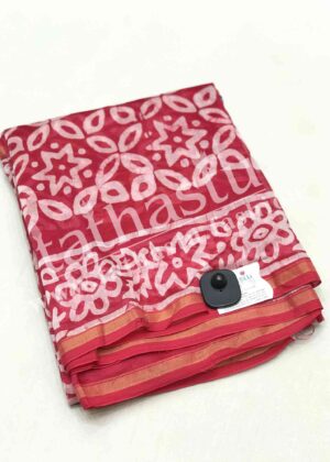 FANCY PRINTED COTTON SAREE