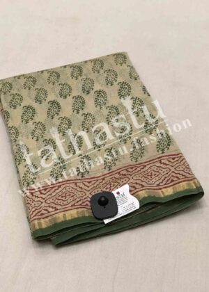 FANCY PRINTED COTTON SAREE