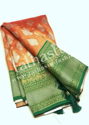 TATHASTU ART SILK TISSUE BROCADE SAREE