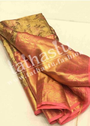 TATHASTU PURE TISSUE SILK SAREE