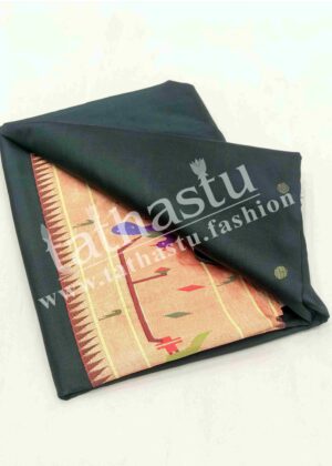 TATHASTU PURE SILK TURNING BORDER PAITHANI