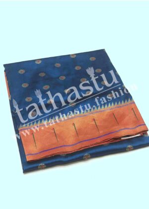 TATHASTU PURE SILK MUNIYA BORDER PAITHANI