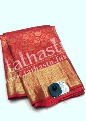 TATHASTU PURE SILK BROCADE SAREE
