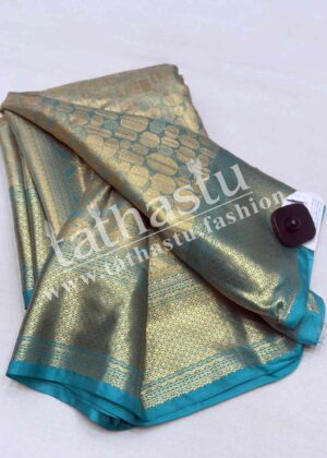 TATHASTU ART SILK TISSUE BROCADE SAREE
