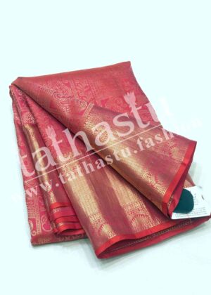 TATHASTU PURE SILK BROCADE SAREE
