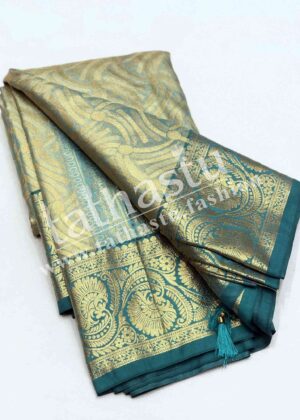 TATHASTU ART SILK TISSUE BROCADE SAREE