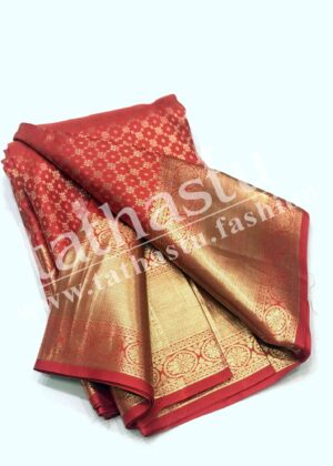 TATHASTU PURE SILK BROCADE SAREE
