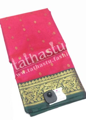 TATHASTU PURE SILK CHANDERI SAREE