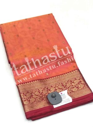 TATHASTU PURE SILK CHANDERI SAREE