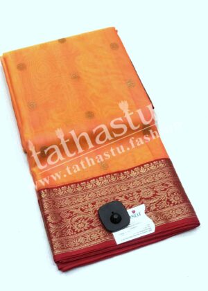 TATHASTU PURE SILK CHANDERI SAREE