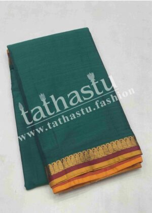 TATHASTU TRADITIONAL BORDER COTTON SAREE