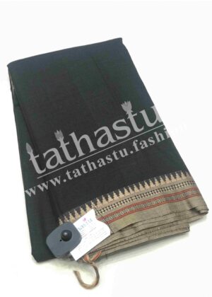 TATHASTU TRADITIONAL BORDER COTTON SAREE