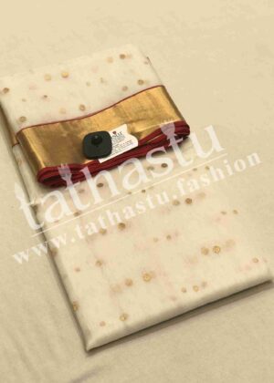 TATHASTU PURE SILK CHANDERI SAREE