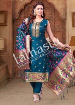 TATHASTU READYMADE FANCY PAITHANI DRESS