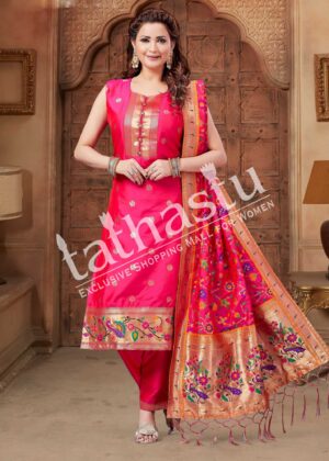 TATHASTU READYMADE FANCY PAITHANI DRESS