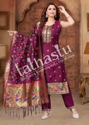 TATHASTU READYMADE FANCY PAITHANI DRESS