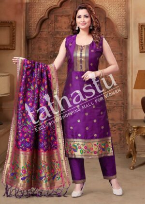 TATHASTU READYMADE FANCY PAITHANI DRESS