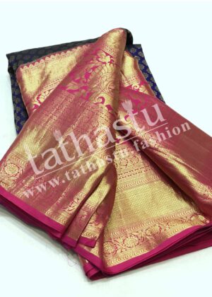 TATHASTU PURE SILK BROCADE SAREE