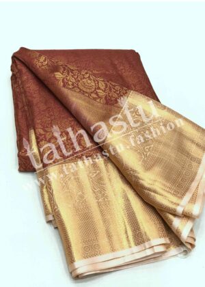 TATHASTU ART SILK TISSUE BROCADE SAREE