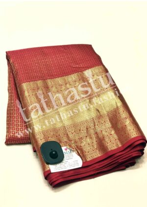 TATHASTU PURE SILK BROCADE SAREE