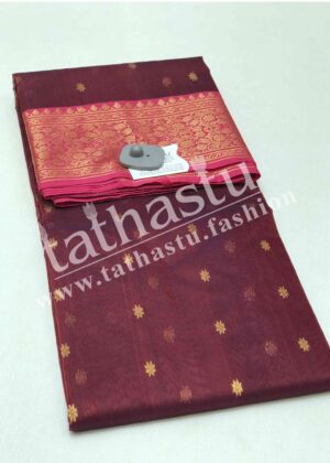 TATHASTU PURE SILK CHANDERI SAREE