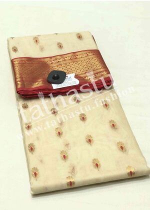 TATHASTU PURE SILK CHANDERI SAREE