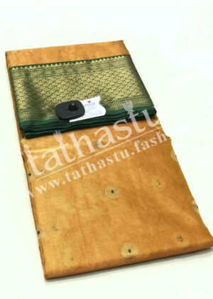 TATHASTU PURE SILK CHANDERI SAREE