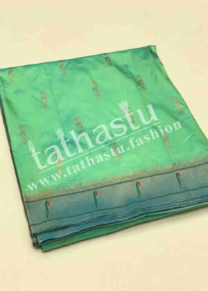 TATHASTU PURE SILK MUNIYA BORDER PAITHANI