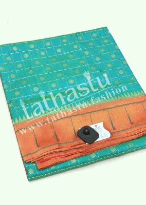 TATHASTU PURE SILK MUNIYA BORDER PAITHANI