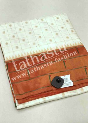 TATHASTU PURE SILK MUNIYA BORDER PAITHANI