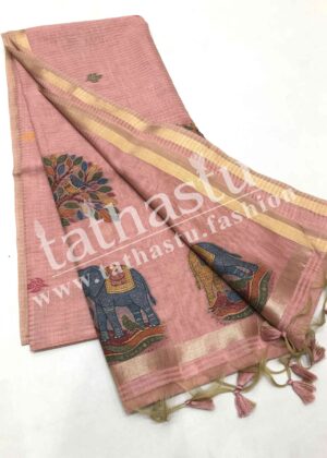 TATHASTU FANCY JAMDANI COTTON SAREE
