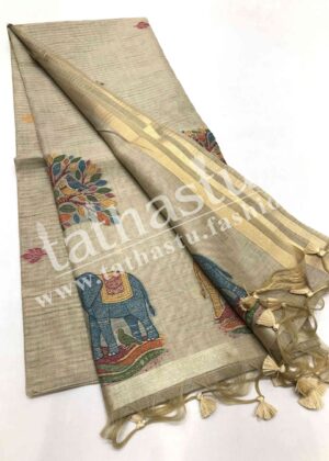 TATHASTU FANCY JAMDANI COTTON SAREE
