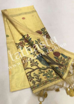 TATHASTU FANCY JAMDANI COTTON SAREE
