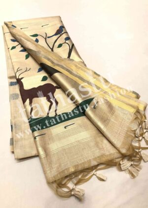 TATHASTU FANCY JAMDANI COTTON SAREE