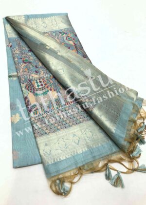 TATHASTU FANCY JAMDANI COTTON SAREE